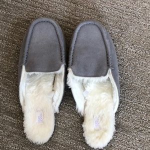 Suede Moccasin Slippers